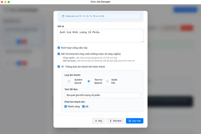 Quản Lý Lịch Hẹn Ứng Dụng Cho MacOS - Hình 3
