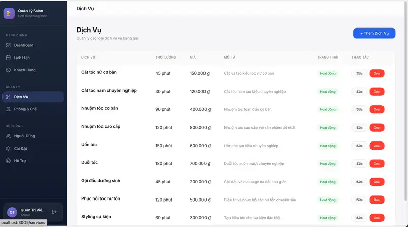 Công cụ hỗ trợ quản lý đặt lịch cho lĩnh vực Salon tóc - Hình 3