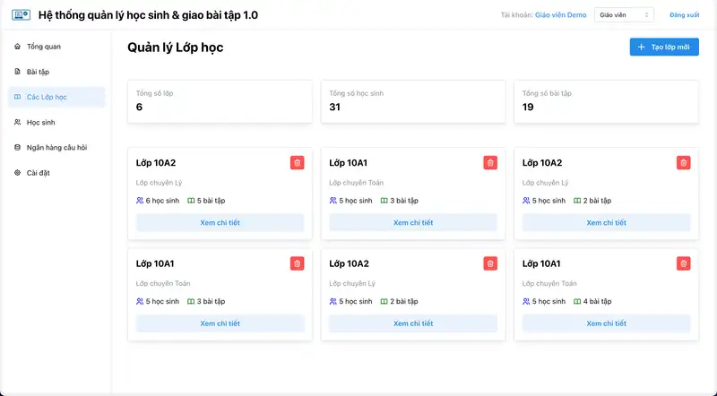 Phần mềm Giao và chấm bài online - Hình 1